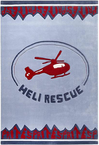 Kinderteppich Heli Rescue 120 x 180 cm