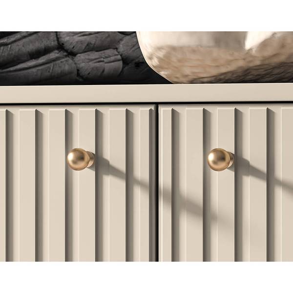Sideboard SALOU-131-5 Beige - Holzwerkstoff - 160 x 85 x 40 cm