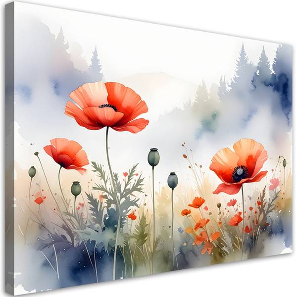 Wandbild Blumen 100 x 70 cm