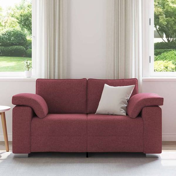 Zweiersofa 3044448-2 Braun - Stahl - 77 x 82 x 160 cm