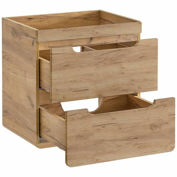 Waschtisch LUTON-56-372 Braun - Holzwerkstoff - 121 x 76 x 46 cm