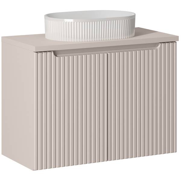 Waschtisch NEWPORT-56-100 Beige - Holzwerkstoff - 80 x 71 x 40 cm