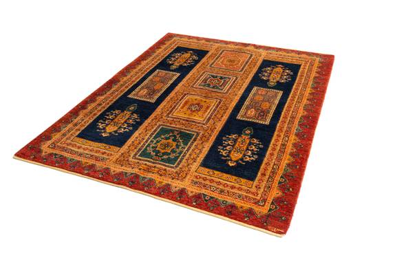 Teppich Kashkuli XXXIV Braun - Wolle - 148 x 1 x 190 cm