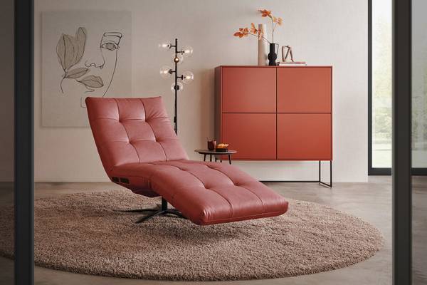 Relaxliege LETICIA Rot