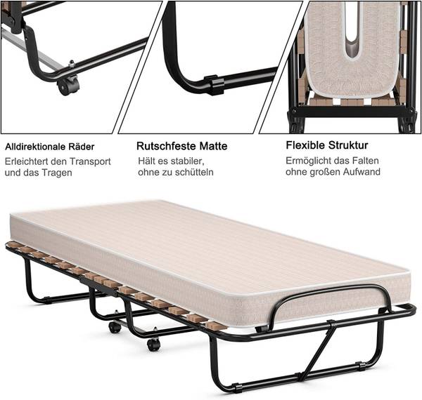 80x190cm Gästebett Klappbar kaufen