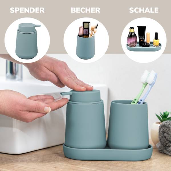 Badaccessoires Tesero 5er Set Hellblau