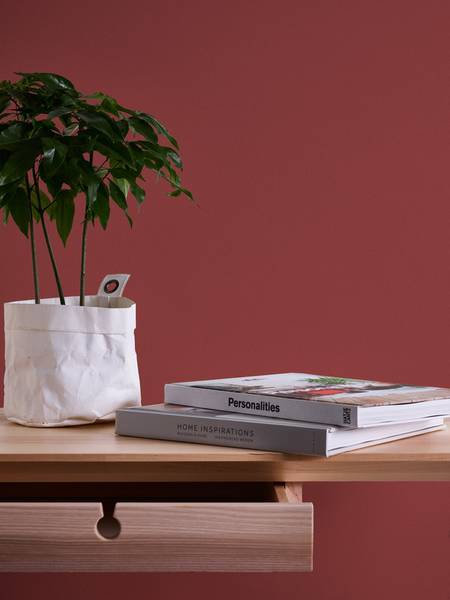 Vliestapete 591 Skandi Landhaus Optik Rot