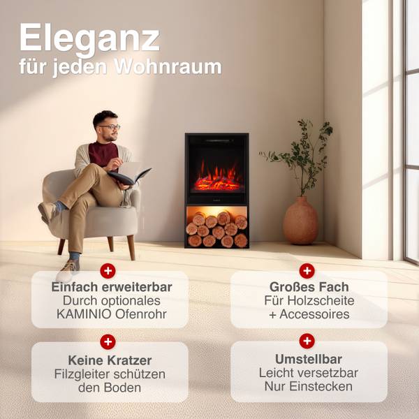 Elektro Kaminofen Hugo Schwarz
