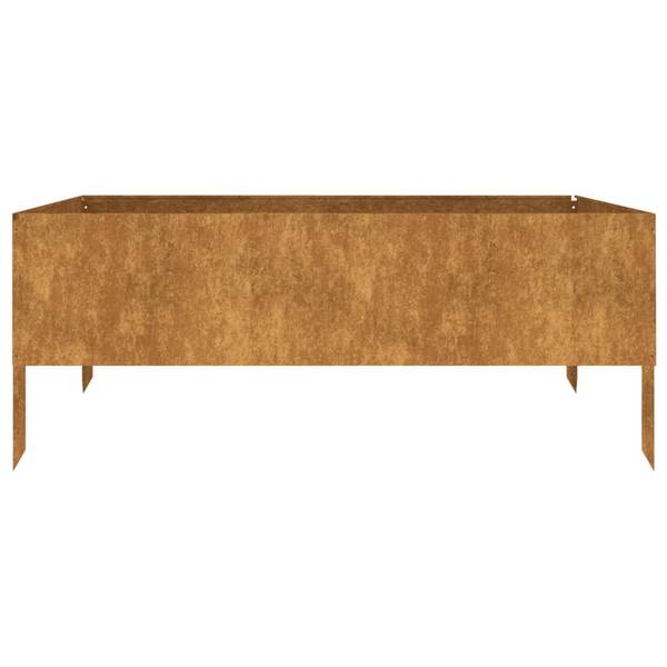Lit surélevé de jardin 824516 Marron - Métal - 100 x 41 x 100 cm