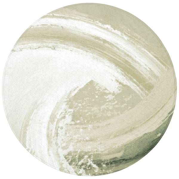 BADEMATTE Wirbel Grün - Microfaser - 70 x 70 x 1 cm