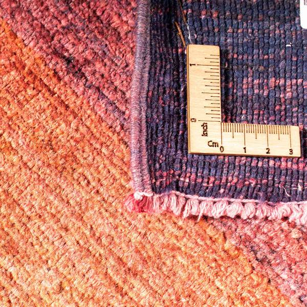 Handgeknüpft Kurzflorteppiche Rot - Wolle - 206 x 1 x 290 cm