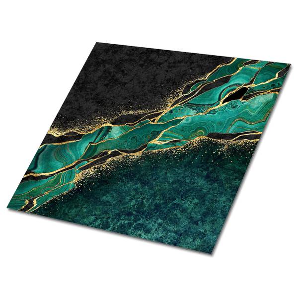 Selbstklebende Fliesen (9 St.) Marmor Polyester PVC - 30 x 30 x 0 cm