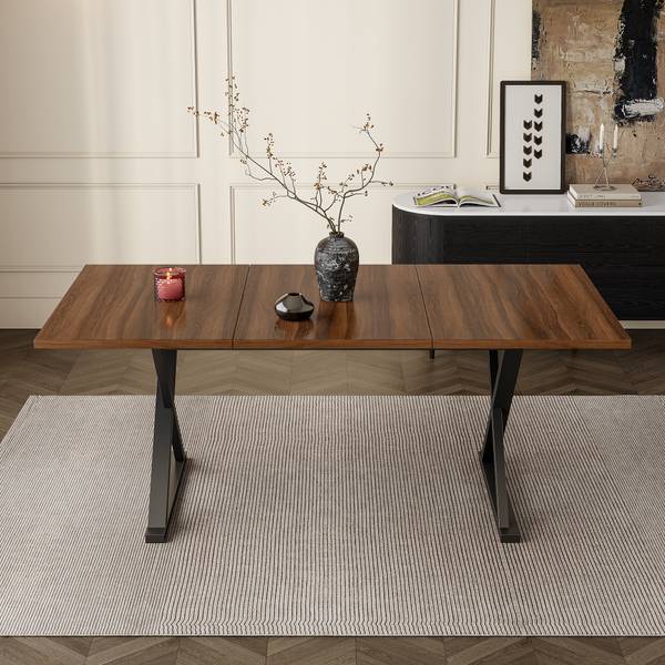 Esstisch WalnutWoody Braun - Holzwerkstoff - 90 x 75 x 180 cm