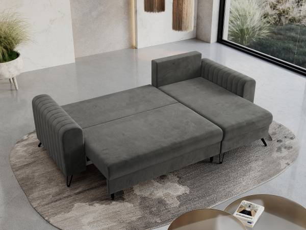 Ecksofa AXEL L Grau