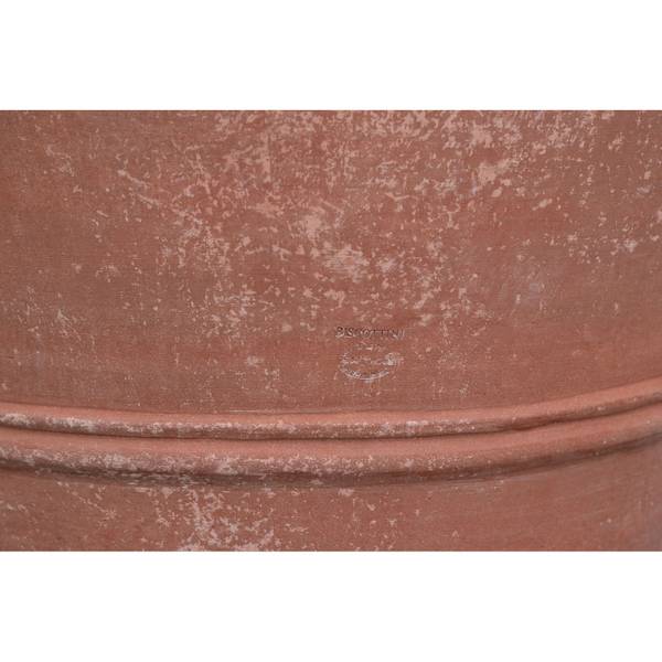 Blumenvase WACHSTUM Braun - Terracotta - 90 x 66 x 90 cm