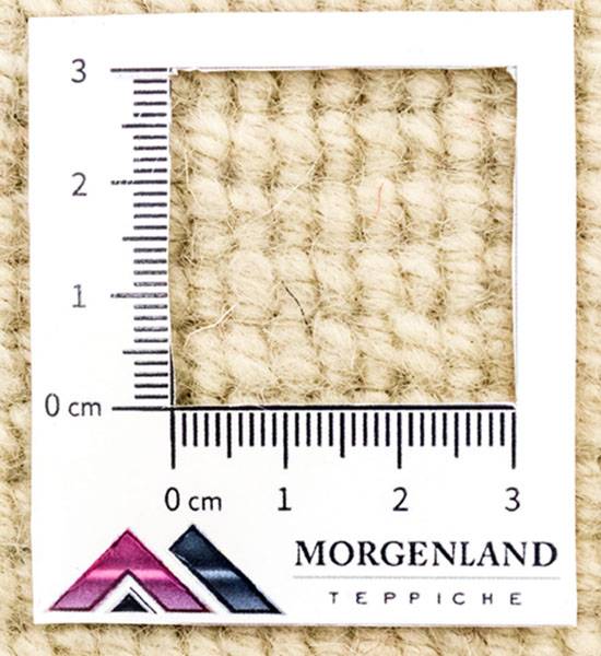 Handgeknüpft Wollteppich Beige - Wolle - 74 x 2 x 195 cm