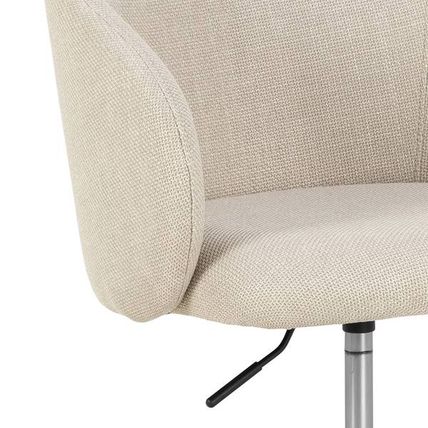 Chaise de bureau Eleanor Beige - Textile - 56 x 83 x 57 cm