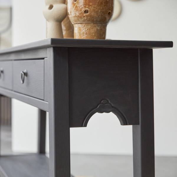 Konsolentisch Thaki Black 120 x 35 cm