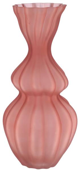Vase BUBBLE BLOSSOM I Pink - Glas - 17 x 36 x 17 cm