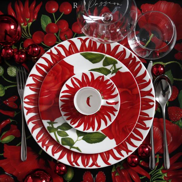 Becher Red Rot - Porzellan - 9 x 12 x 9 cm