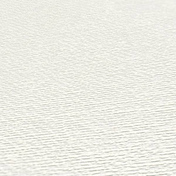 Unitapete Weiß Weiß - Fleece - 53 x 1005 x 1 cm