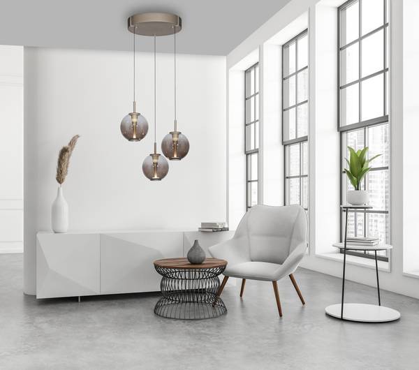 Pendellampe E-Infinity Bronze