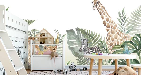 Vlies-Fotobehang Wilde DIEREN Planten 400 x 280 x 280 cm