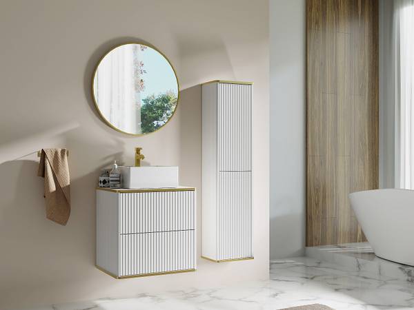Badschrank KELIZA Weiß