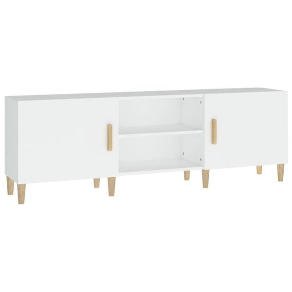 TV-Schrank 3014158 Weiß - Holzwerkstoff - 150 x 50 x 30 cm