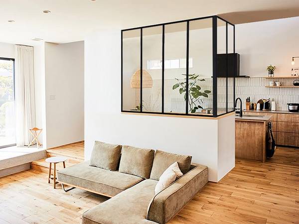 Zubehör für Glaswände BAYVIEW Schwarz - Metall - 4 x 130 x 4 cm