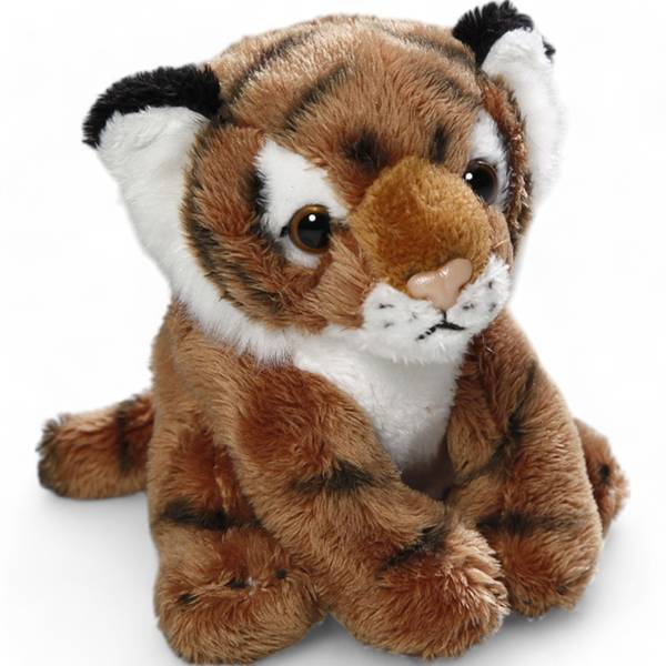 Kuscheltier Tiger Braun - Kunstfell - 6 x 12 x 8 cm
