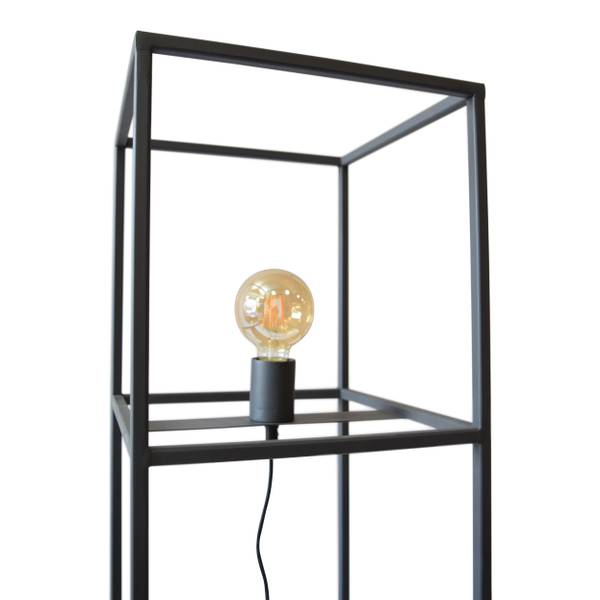 Dekorative Stehlampen Frame Schwarz - Metall - 30 x 120 x 30 cm