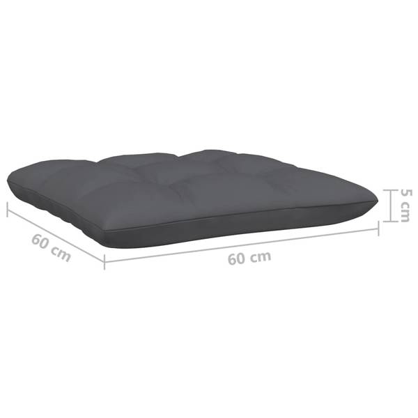 Garten-Lounge-Set 3012380 (3-teilig) Anthrazit - Weiß