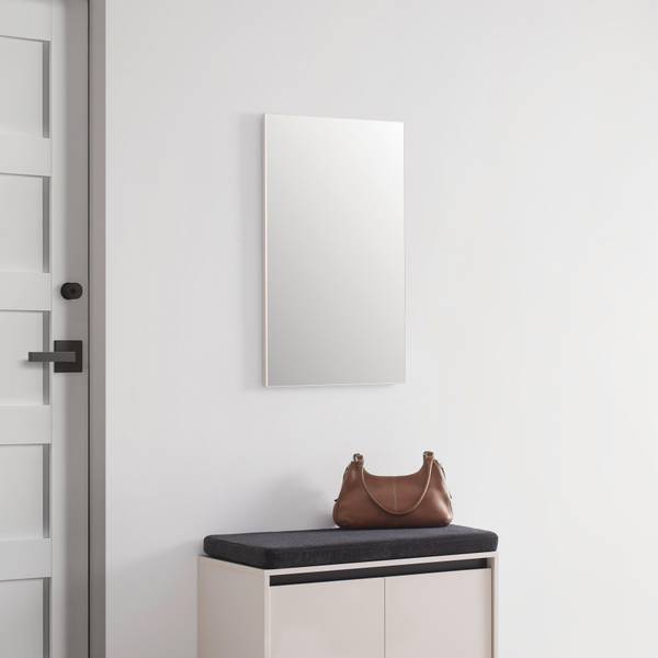 Wandspiegel ARRAN Beige - Glas - 51 x 83 x 2 cm