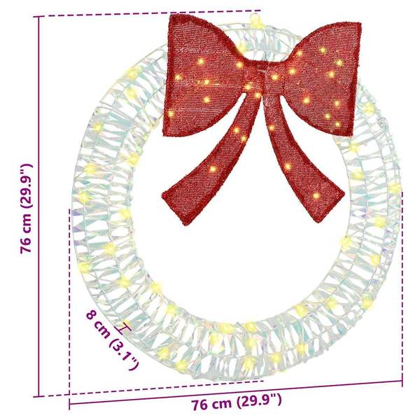 Kerstversiering 3700000145-1 75 x 8 x 75 cm
