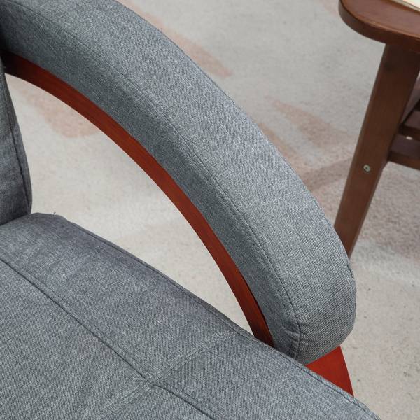Relaxsessel 839-849V70GY Grau - Textil - 68 x 100 x 86 cm