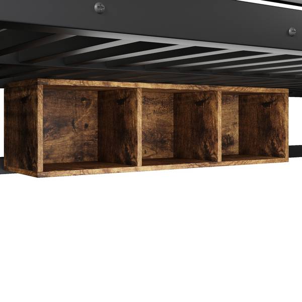 Lit superposé Eos Ⅱ Noir - Bois manufacturé - Métal - 145 x 145 x 251 cm