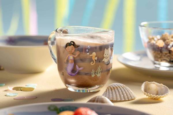 Kindertassen Bambini Avventura 6er Set Glas - 9 x 10 x 10 cm