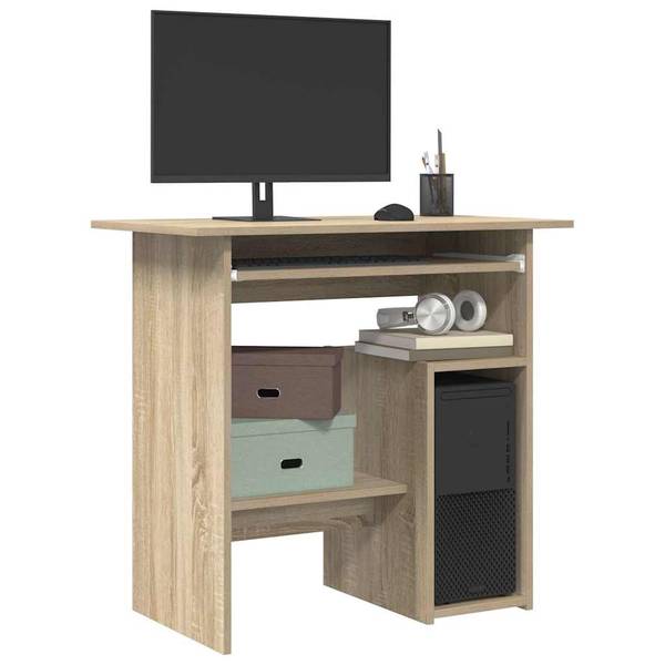 Bureau 3000627 Marron - Bois manufacturé - 45 x 74 x 80 cm