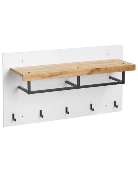 Schoenenkast COROWA bruin - grijs - wit - plaatmateriaal op houtbasis - 90 x 53 x 40 cm