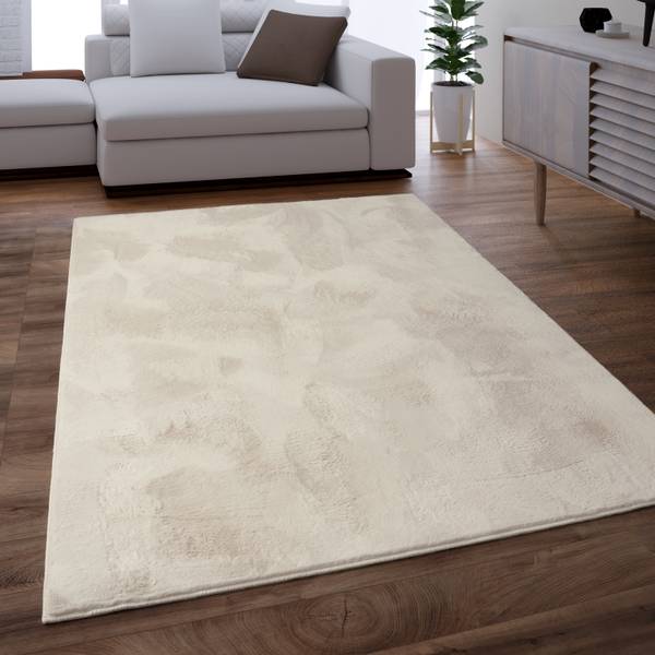 HOCHFLORTEPPICH 200/280 cm Soft 380 Weiß - Textil - 200 x 280 cm