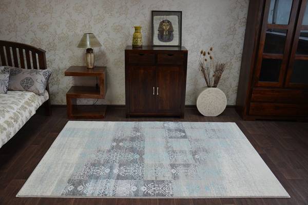 Tapijt P12149 beige - polyacryl - 80 x 1 x 150 cm
