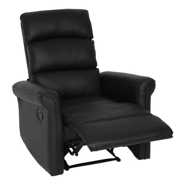 Fernsehsessel J96 verstellbar Schwarz