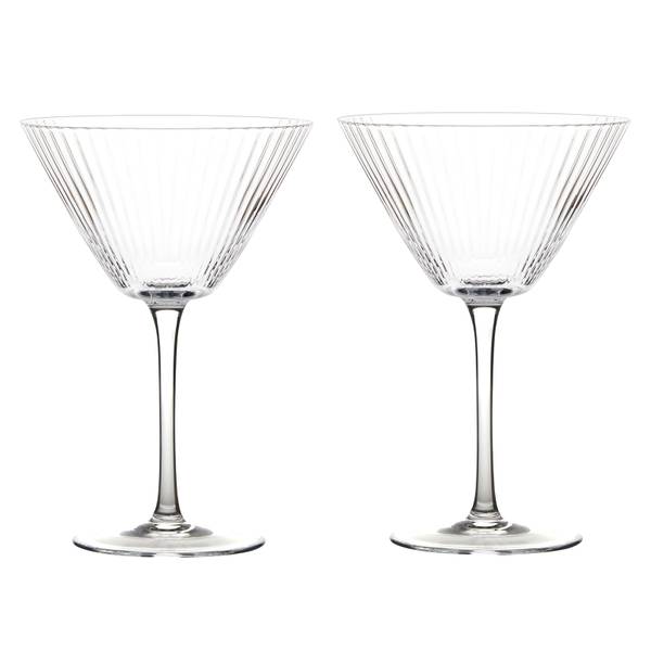Cocktailgläsern Empire 2er-Set Glas - 24 x 18 x 12 cm
