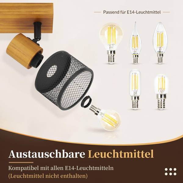 Deckenstrahler zsfs 26 x 10 cm