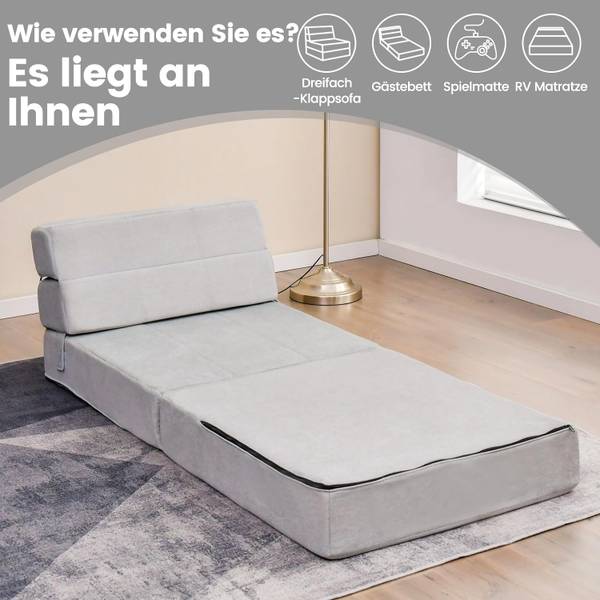Schlafsofa HU10477 Grau