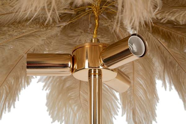 Stehlampen Palm Gold - Metall - 55 x 160 x 55 cm