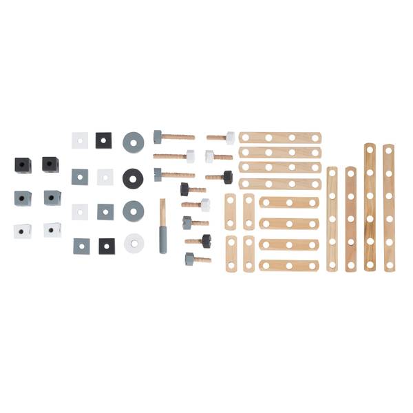 Jeu de construction en bois Marron - Bois manufacturé - 30 x 5 x 25 cm