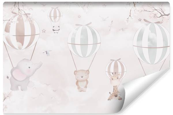 Vlies-Fotobehang BALLONNEN Bloemen 368 x 254 x 254 cm