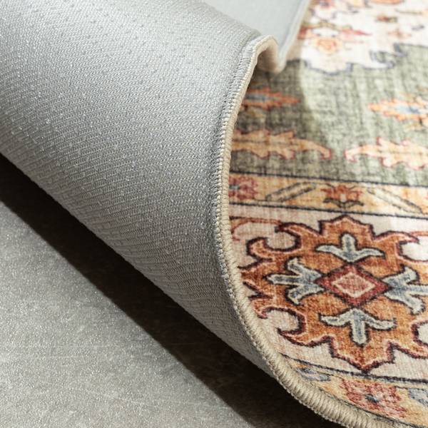 Teppich Santo Medallion Petrol - 80 x 150 cm